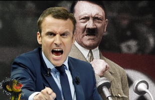 macron hurle plus fort que hitler