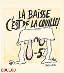 Baisse de la bourse vue par Reiser