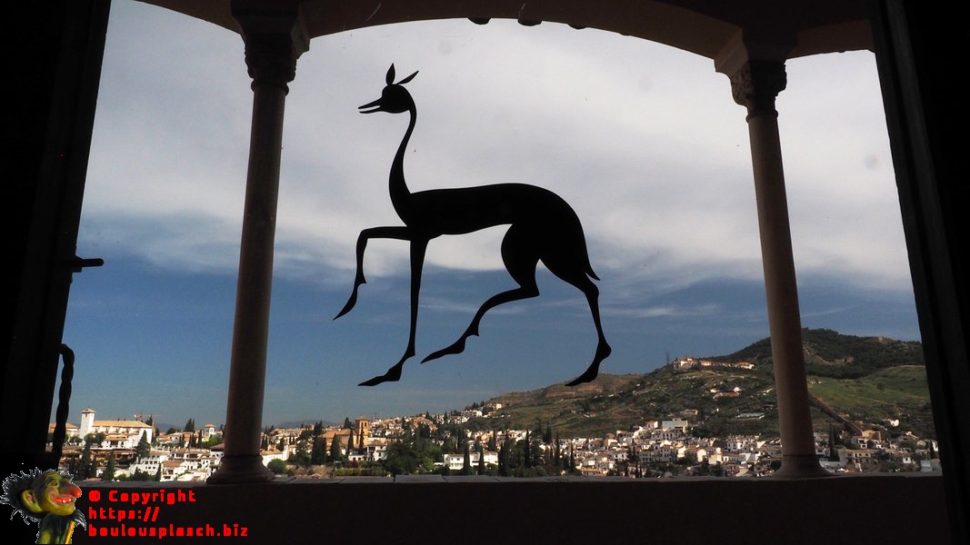 dans l'Alhambra à Grenade