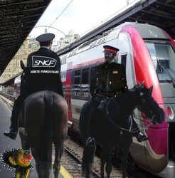 police montée de la sncf