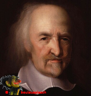 portrait de Thomas_Hobbes John par Michael Wright